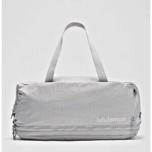 Lululemon 3-in-1 Gym Duffle Bag 30L Silver Drop